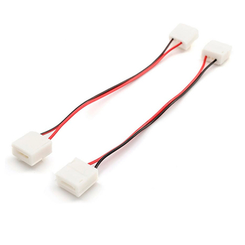 Комплект коннекторов Apeyron Electrics 09-14 (2 клипсы с проводами) для одноцветной светодиодной ленты 12В 10мм IP65 - Светильники - Cветодиодные ленты - . Магазин оборудования для автономного и резервного электропитания Ekosolar.ru в Тамбове