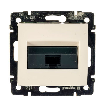 Информационная розетка Legrand Valene RJ45 UTP 5 кат 1 выход б/з белая - Электрика, НВА - Выключатели и розетки - Розетки - . Магазин оборудования для автономного и резервного электропитания Ekosolar.ru в Тамбове