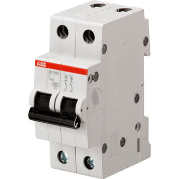 Автоматический выключатель ABB SH202L 2P 16А (С) 4,5kA - Электрика, НВА - Модульное оборудование - Автоматические выключатели - . Магазин оборудования для автономного и резервного электропитания Ekosolar.ru в Тамбове