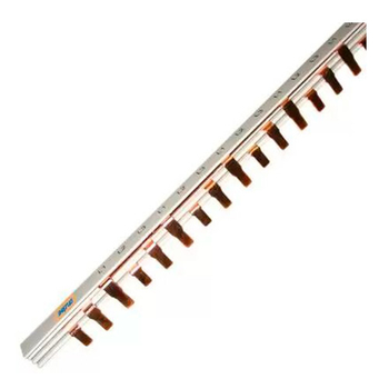Шина соединительная PIN 3-фазная 63А (1м) Энергия, 5 шт - Электрика, НВА - Щитки и аксессуары для монтажа - Шины нулевые - . Магазин оборудования для автономного и резервного электропитания Ekosolar.ru в Тамбове