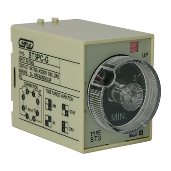 Реле времени 220V ST3PC-G (4-24h) Энергия, 10 шт - Электрика, НВА - Реле, автоматизация и управление - Реле времени - . Магазин оборудования для автономного и резервного электропитания Ekosolar.ru в Тамбове