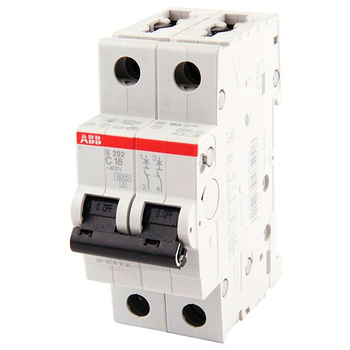 Автоматический выключатель ABB S202 2P 40А (С) 6kA - Электрика, НВА - Модульное оборудование - Автоматические выключатели - . Магазин оборудования для автономного и резервного электропитания Ekosolar.ru в Тамбове