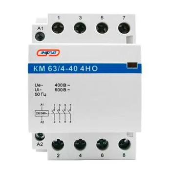 Модульный контактор КМ63/4P 40A 4НО Энергия - Электрика, НВА - Коммутационное оборудование - Контакторы - . Магазин оборудования для автономного и резервного электропитания Ekosolar.ru в Тамбове