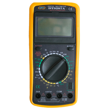 Мультиметр DT 9207 Энергия - Электрика, НВА - Измерительный инструмент - Мультимеры - . Магазин оборудования для автономного и резервного электропитания Ekosolar.ru в Тамбове