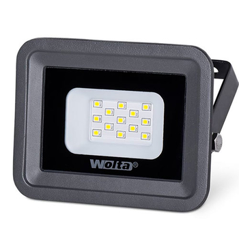 Светодиодный прожектор WOLTA WFL-10W/06W серый 5500K 10Вт SMD IP65 850Лм - Светильники - Прожекторы - . Магазин оборудования для автономного и резервного электропитания Ekosolar.ru в Тамбове