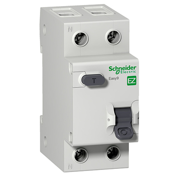 Дифференциальный автоматический выключатель Schneider Electric EASY 9 1P+N 32А 30мА C AC 4,5 кА - Электрика, НВА - Модульное оборудование - Дифференциальные автоматы - . Магазин оборудования для автономного и резервного электропитания Ekosolar.ru в Тамбове