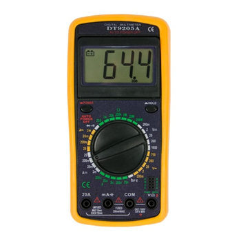 Мультиметр DT 9205A Энергия - Электрика, НВА - Измерительный инструмент - Мультимеры - . Магазин оборудования для автономного и резервного электропитания Ekosolar.ru в Тамбове