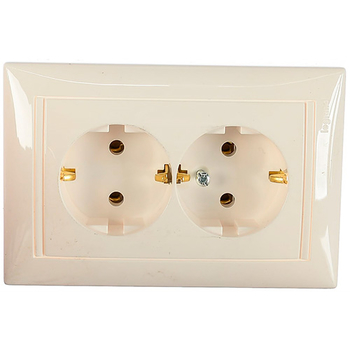 Розетка Legrand Valena 2X2К+З в сборе белая - Электрика, НВА - Выключатели и розетки - Розетки - . Магазин оборудования для автономного и резервного электропитания Ekosolar.ru в Тамбове