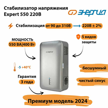 Инверторный cтабилизатор напряжения Энергия Expert 550 220В - Стабилизаторы напряжения - Инверторные - . Магазин оборудования для автономного и резервного электропитания Ekosolar.ru в Тамбове