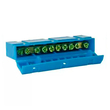 Шина TS-0609H 10 way в синем корпусе Энергия, 10 шт - Электрика, НВА - Щитки и аксессуары для монтажа - Шины нулевые - . Магазин оборудования для автономного и резервного электропитания Ekosolar.ru в Тамбове
